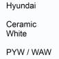 Preview: Hyundai, Ceramic White, PYW / WAW.